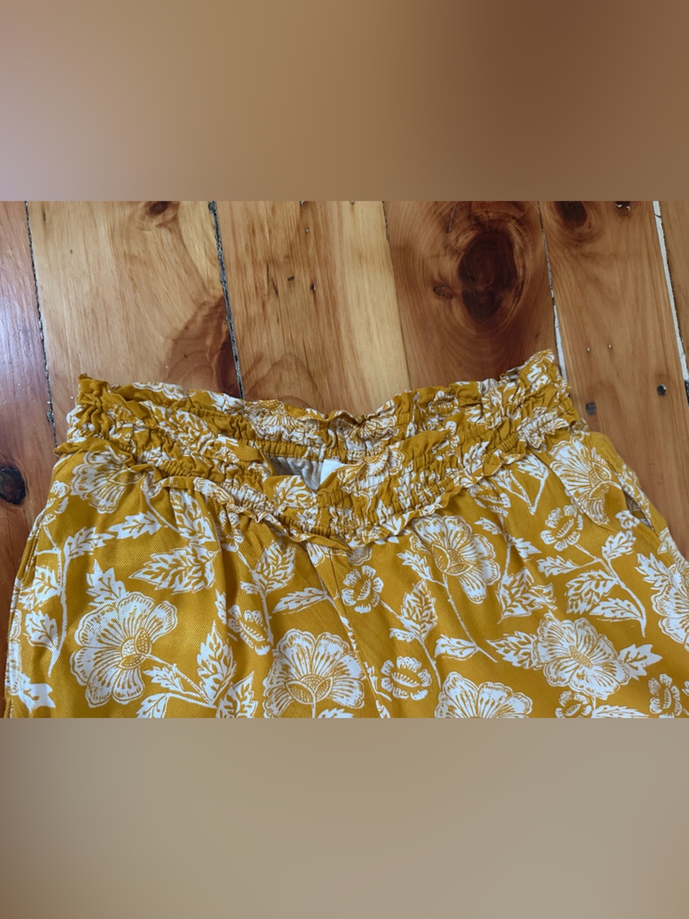 Anthropologie Silky Floral Pants - XS Tall - Picture 3 of 7